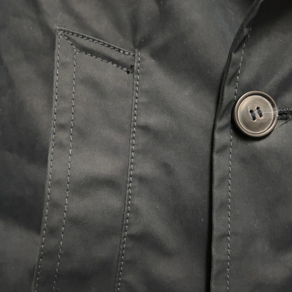 Club Monaco Peacoat Style Trench Navy Blue Jacket Double Breasted XS